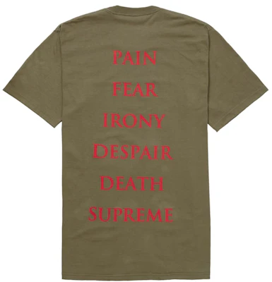 Camiseta Supreme/The Crow Verde Oliva Claro Order Camiseta Supreme/The Crow Verde Oliva Claro