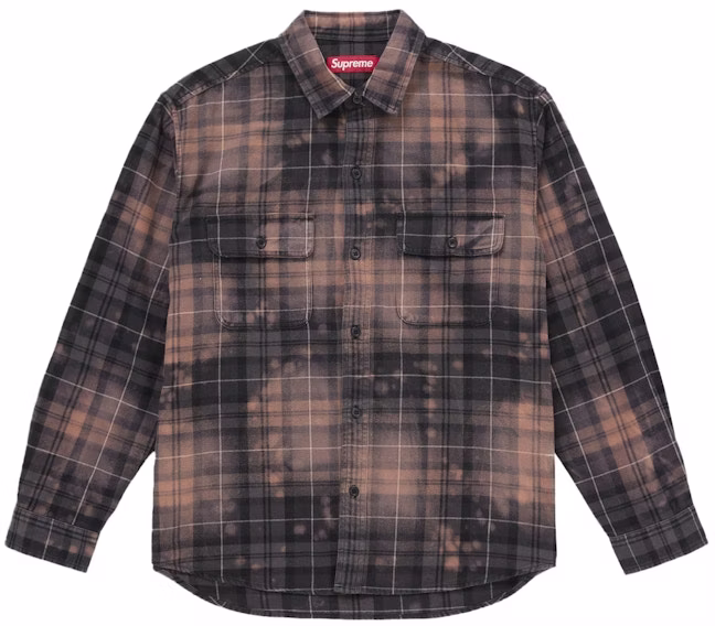 supreme-the-exorcist-flannel-shirt-black