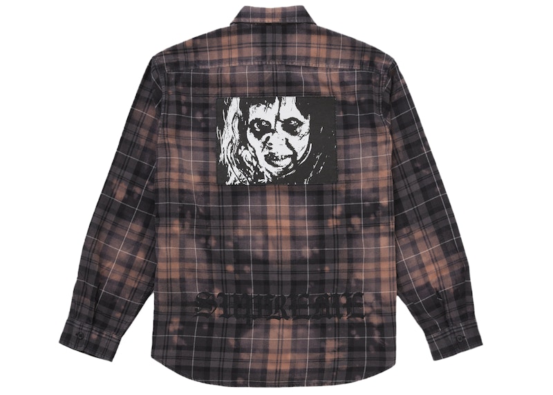Supreme The Exorcist Flannel Shirt Black 圖 2