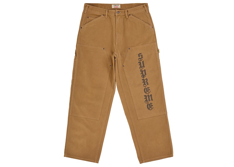 Supreme The Great China Wall Double Knee Painter Pant Brown