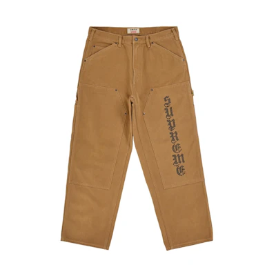 Supreme The Great China Wall Double Knee Painter Pant Brown