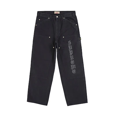 Supreme The Great China Wall Double Knee Painter Pant Black