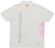 Supreme The Great China Wall Dragon Polo White Supreme The Great China Wall Dragon Polo White