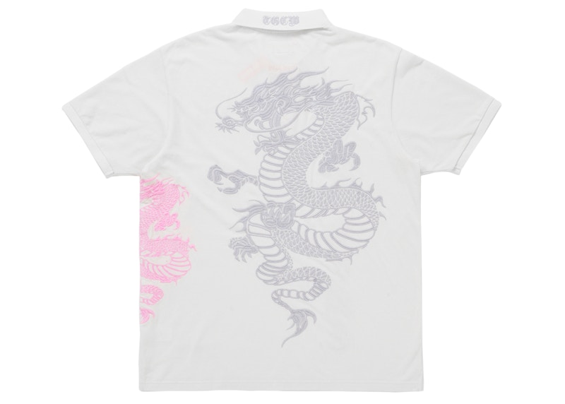 Order Supreme The Great China Wall Dragon Polo Putih
