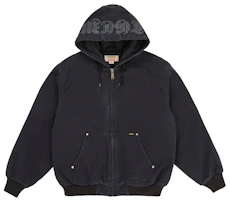 Supreme The Great China Wall Hooded Work Jacket Black Supreme The Great China Wall Hooded Work Jacket Black