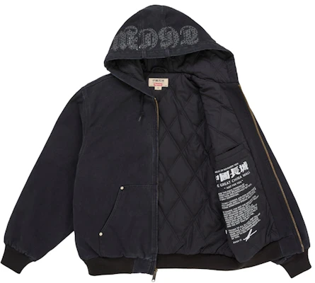 Supreme The Great China Wall Jaket Kerja Hoodie Hitam Order Supreme The Great China Wall Jaket Kerja Hoodie Hitam