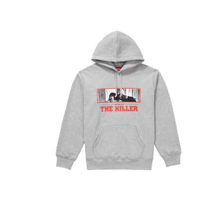 Supreme The Killer Hooded Sweatshirt Heather Grey