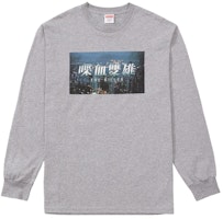 Supreme The Killer L/S Tee Heather Grey Supreme The Killer L/S Tee Heather Grey