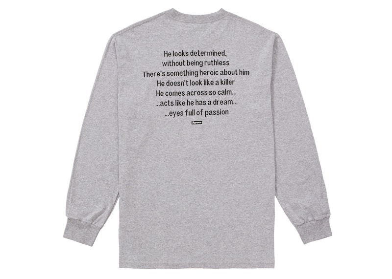 Order 至高殺手長袖T恤灰麻色