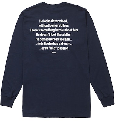 Supreme The Killer Baju Lengan Panjang Navy Order Supreme The Killer Baju Lengan Panjang Navy