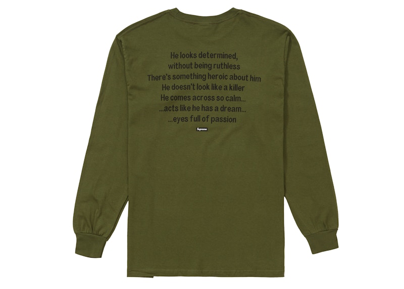 Order Supreme The Killer L/S Tee Zaitun