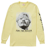 Supreme The Killer L/S Tee Pale Yellow Supreme The Killer L/S Tee Pale Yellow