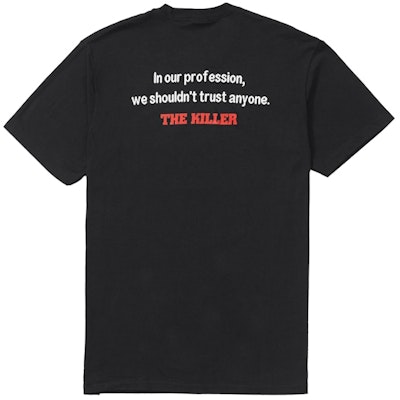 Supreme 杀手信任T恤 黑色 Order Supreme 杀手信任T恤 黑色