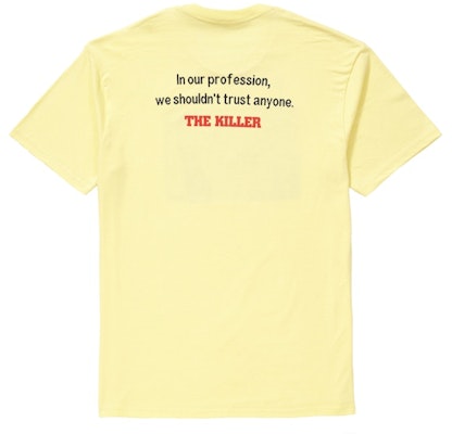 Supreme The Killer 信任T恤 淡黄色 Order Supreme The Killer 信任T恤 淡黄色