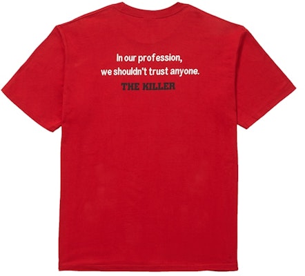 Supreme The Killer Trust Tee Red Order Supreme The Killer Trust Tee Red