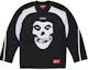 Buy Supreme The Misfits Jersey Hockey Hitam
