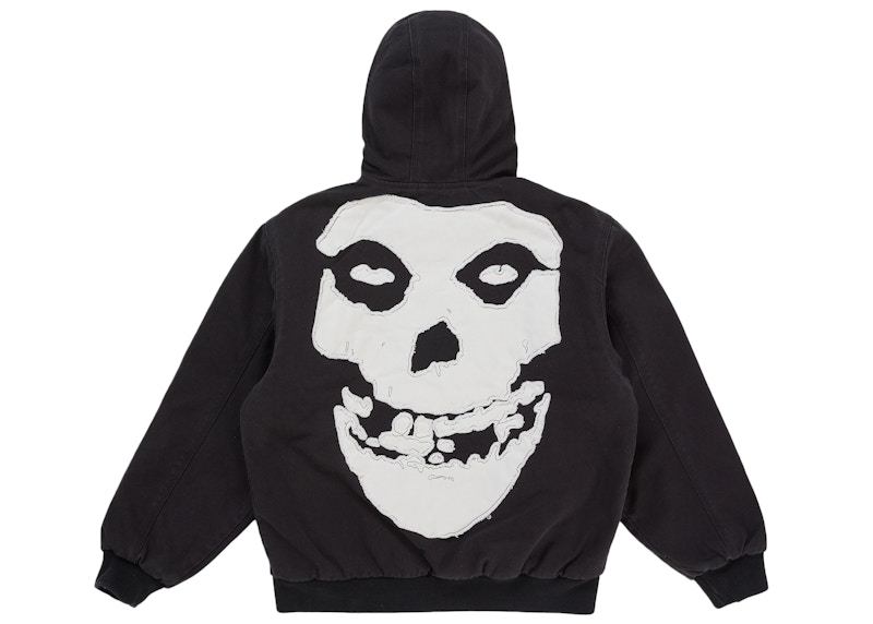 Supreme The Misfits Hooded Work Jacket Black