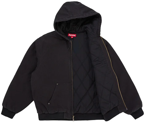 Supreme The Misfits Hooded Work Jacket Black Lookbook Supreme The Misfits Hooded Work Jacket Black