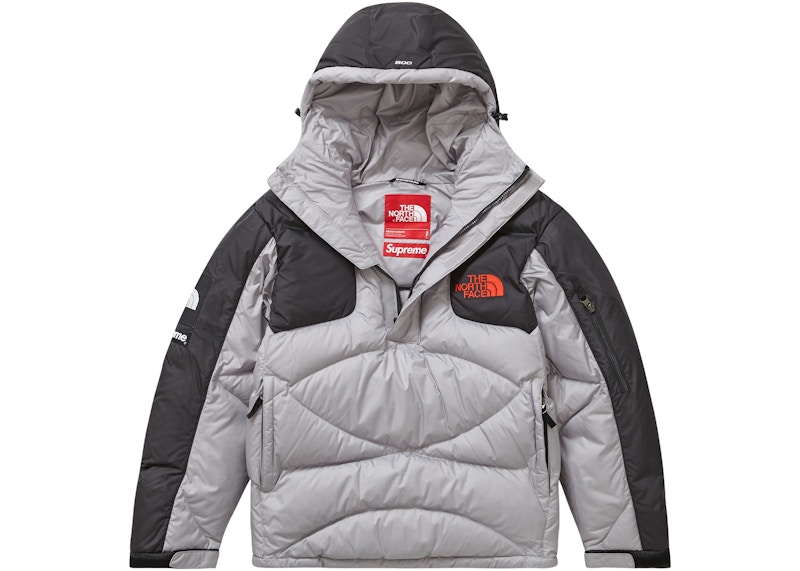 Order Supreme The North Face 800-Fill Sudadera Medio Zip con Capucha Gris