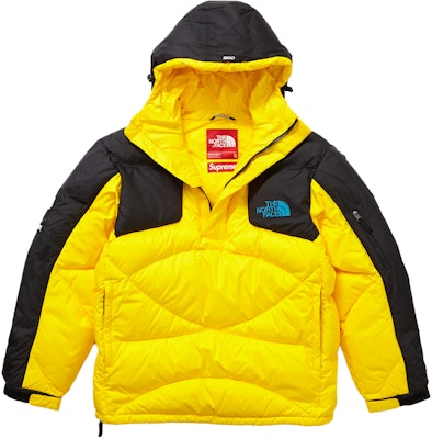 Supreme The North Face 800‑Fill Half Zip Hooded Pullover Yellow