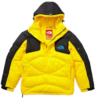 Order Supreme The North Face 800填充半拉鍊連帽套頭衫 黃色