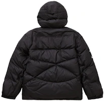Lookbook Supreme The North Face 800填充半拉鍊連帽套頭衫 黑色