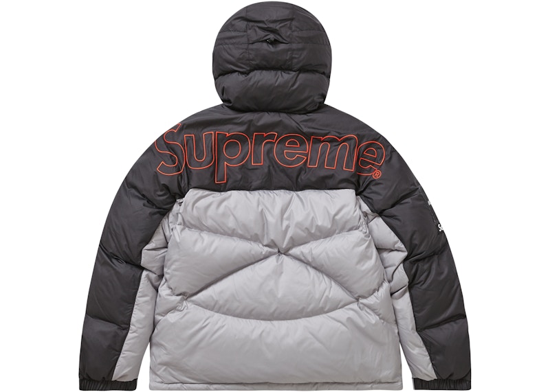 Lookbook Supreme The North Face 800-Fill Sudadera Medio Zip con Capucha Gris