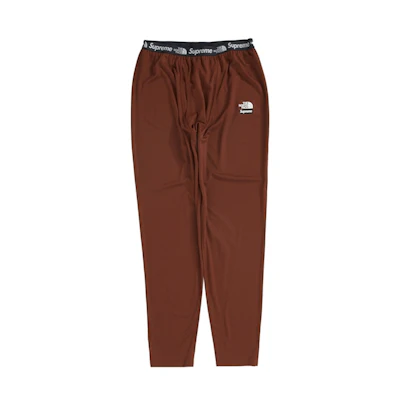Supreme TNF Base Layer Pant Brown