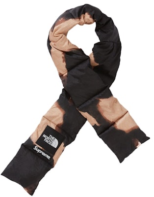 Supreme The North Face Bleached Denim Print 700-Fill Down Scarf Black Buy Supreme The North Face Bleached Denim Print 700-Fill Down Scarf Black