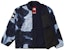 Supreme The North Face Bleached Denim Print Fleece Jacket Indigo