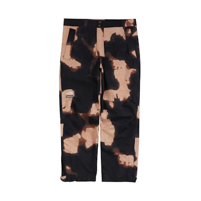 Supreme TNF Bleached Denim Print Mountain Pant Black