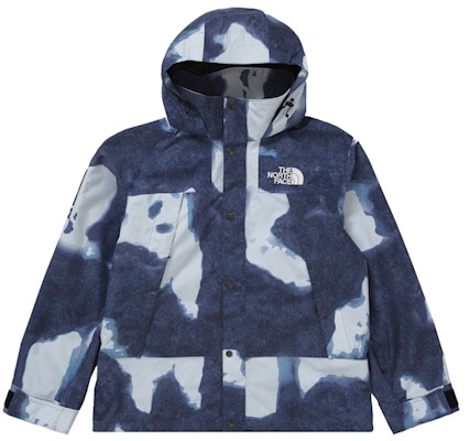 Supreme The North Face Bleached Denim Print Mountain Jacket Indigo Order Supreme The North Face Bleached Denim Print Mountain Jacket Indigo