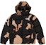 Order Supreme The North Face Bleached Denim Print Nuptse Jacket Black