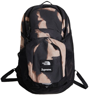 Supreme The North Face Bleached Denim Print Pocono Backpack Black Buy Supreme The North Face Bleached Denim Print Pocono Backpack Black