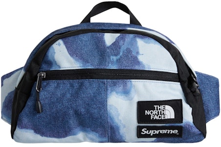 Supreme The North Face Cetakan Denim Bleach Roo II Indigo Buy Supreme The North Face Cetakan Denim Bleach Roo II Indigo