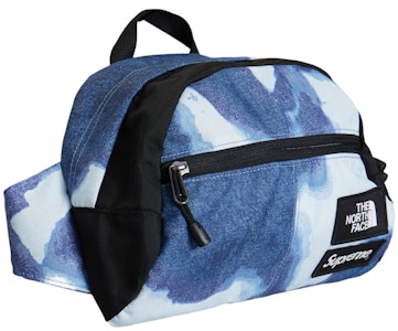 Supreme The North Face Cetakan Denim Bleach Roo II Indigo Order Supreme The North Face Cetakan Denim Bleach Roo II Indigo