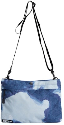 Supreme The North Face Bleached Denim Print Shoulder Bag Indigo Order Supreme The North Face Bleached Denim Print Shoulder Bag Indigo