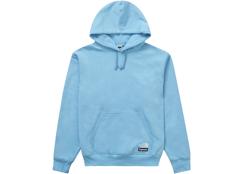 Supreme The North Face Convertible Hooded Sweatshirt Blue