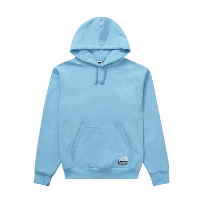 Supreme TNF Convertible Hooded Sweatshirt Blue