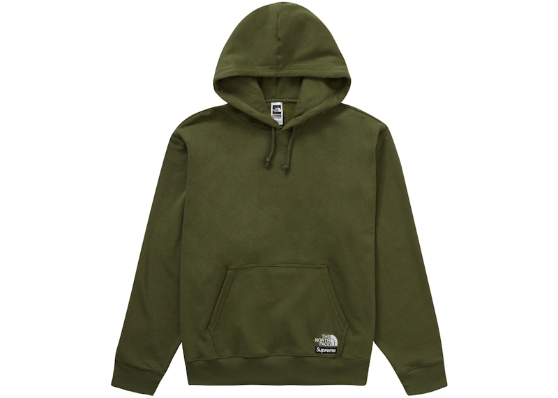 Supreme The North Face Convertible Hooded Sweatshirt Olive