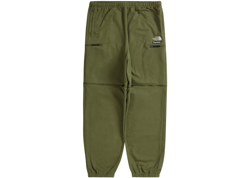 Supreme The North Face Convertible Sweatpant Olive