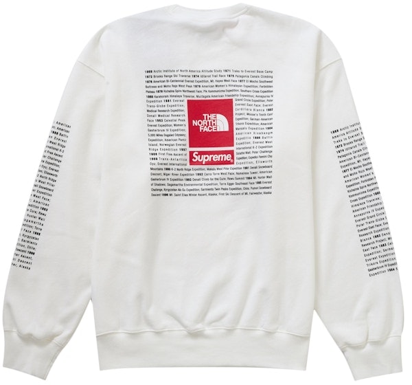 supreme-the-north-face-crewneck-white