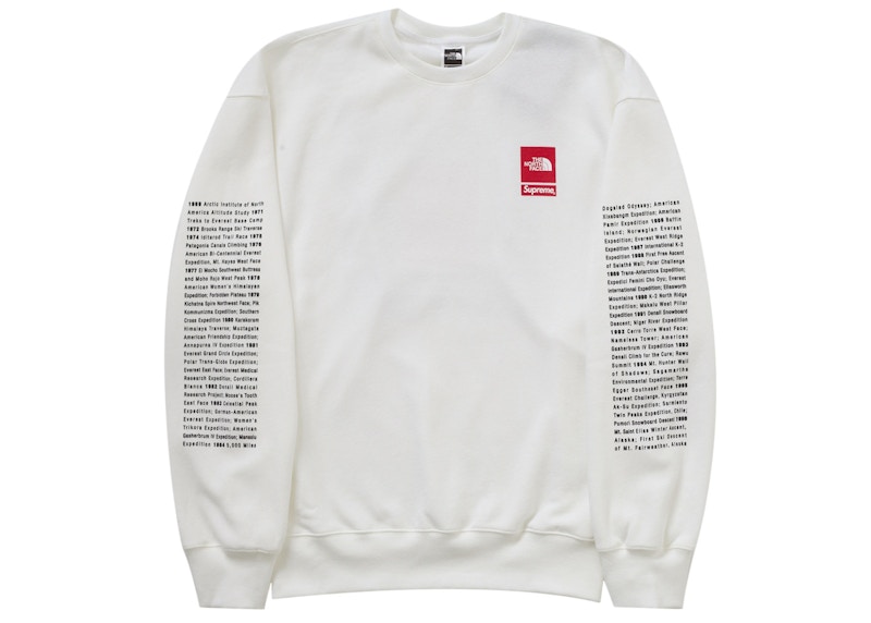 Lookbook Supreme The North Face Sudadera Blanca