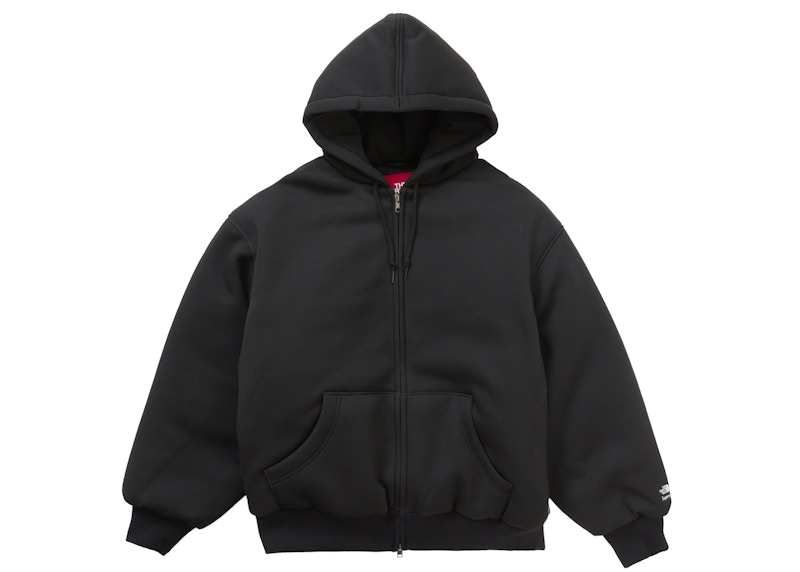 Supreme The North Face Down Filled Zip Up Hooded Sweatshirt Black