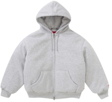 Supreme The North Face Down Filled Zip Up Hooded Sweatshirt Heather Grey Supreme The North Face Down Filled Zip Up Hooded Sweatshirt Heather Grey