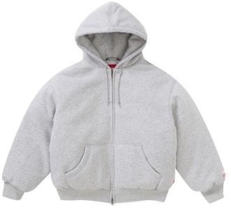 シュプリーム ザ ノースフェイス ダウンフード付きジップアップスウェット グレー Buy シュプリーム ザ ノースフェイス ダウンフード付きジップアップスウェット グレー