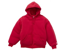 Supreme The North Face Down Filled Zip Up Hooded Sweatshirt Red Supreme The North Face Down Filled Zip Up Hooded Sweatshirt Red