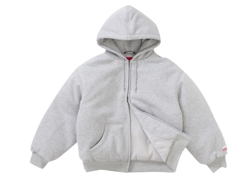 Order Sudadera con Capucha Relleno de Plumón Supreme The North Face Gris Jaspeado