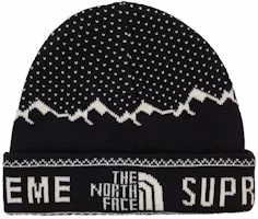 Supreme The North Face Fold Beanie Black Supreme The North Face Fold Beanie Black