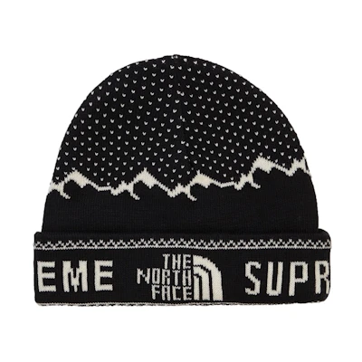 Supreme The North Face Fold Beanie Black
